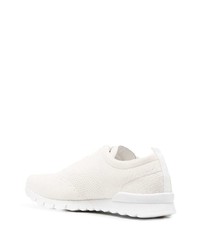 Мужские белые кроссовки от Kiton