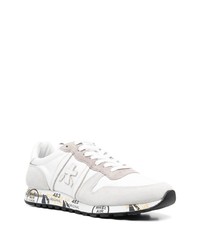 Мужские белые кроссовки от Premiata