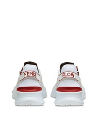 Мужские белые кроссовки от Fendi