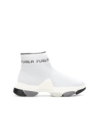 Женские белые кроссовки от Furla