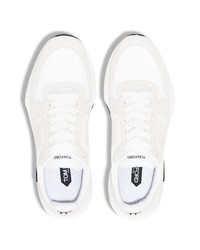 Мужские белые кроссовки от Tom Ford