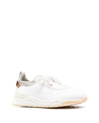 Мужские белые кроссовки от Santoni