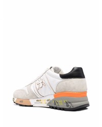 Мужские белые кроссовки от Premiata