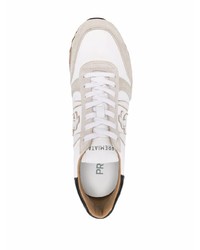 Мужские белые кроссовки от Premiata