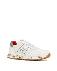 Мужские белые кроссовки от Premiata