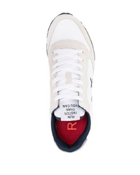 Мужские белые кроссовки от Sun 68