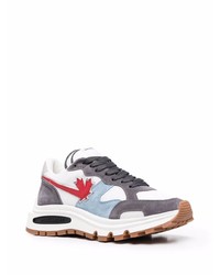 Мужские белые кроссовки от DSQUARED2