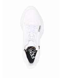 Мужские белые кроссовки от Fendi