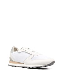 Мужские белые кроссовки от Brunello Cucinelli