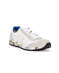 Мужские белые кроссовки от Premiata