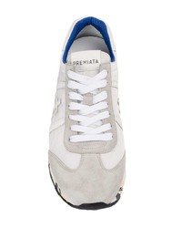 Мужские белые кроссовки от Premiata