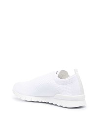 Мужские белые кроссовки от Kiton