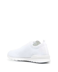 Мужские белые кроссовки от Kiton