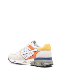 Мужские белые кроссовки от Premiata