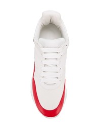 Мужские белые кроссовки от Alexander McQueen