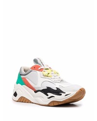 Мужские белые кроссовки от Just Cavalli