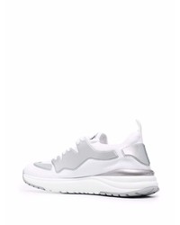 Мужские белые кроссовки от Salvatore Ferragamo