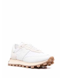 Мужские белые кроссовки от Tod's