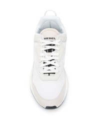 Мужские белые кроссовки от Diesel