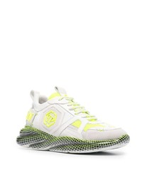 Мужские белые кроссовки от Philipp Plein