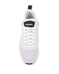 Мужские белые кроссовки от Diesel