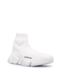 Мужские белые кроссовки от Balenciaga