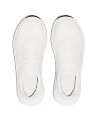 Мужские белые кроссовки от Bottega Veneta