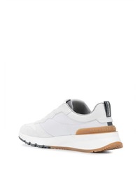 Мужские белые кроссовки от Brunello Cucinelli