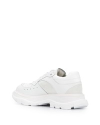 Мужские белые кроссовки от Alexander McQueen
