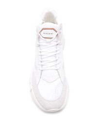 Мужские белые кроссовки от Buscemi
