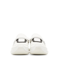Мужские белые кроссовки от Prada