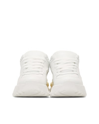 Женские белые кроссовки от Nicholas Kirkwood