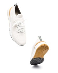 Мужские белые кроссовки от Brunello Cucinelli