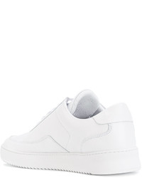 Мужские белые кружевные низкие кеды от Filling Pieces