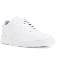 Мужские белые кружевные низкие кеды от Filling Pieces