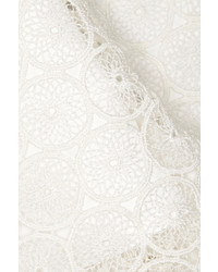Женские белые кружевные шорты от Chloé