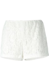 Женские белые кружевные шорты от MSGM