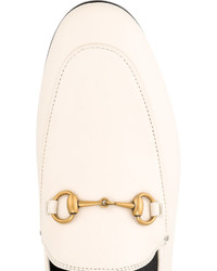 Женские белые лоферы от Gucci