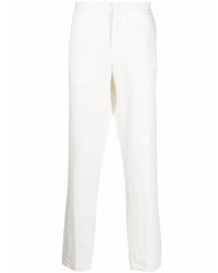Белые льняные брюки чинос от Orlebar Brown