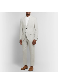 Мужские белые льняные классические брюки от Club Monaco