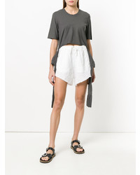 Женские белые льняные шорты от Lost & Found Rooms