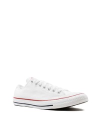 Мужские белые низкие кеды из плотной ткани от Converse