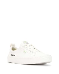 Мужские белые низкие кеды из плотной ткани от Cariuma