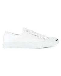 Мужские белые низкие кеды из плотной ткани от Converse