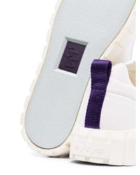 Мужские белые низкие кеды из плотной ткани от Eytys