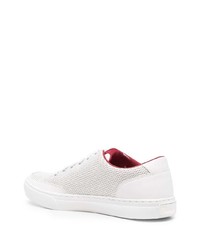 Мужские белые низкие кеды из плотной ткани от Timberland