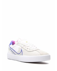 Мужские белые низкие кеды из плотной ткани от Nike