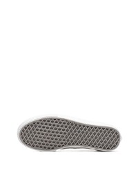 Мужские белые низкие кеды из плотной ткани от Vans