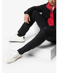 Мужские белые низкие кеды с принтом от Givenchy