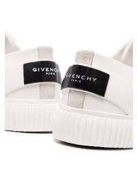 Мужские белые низкие кеды с принтом от Givenchy